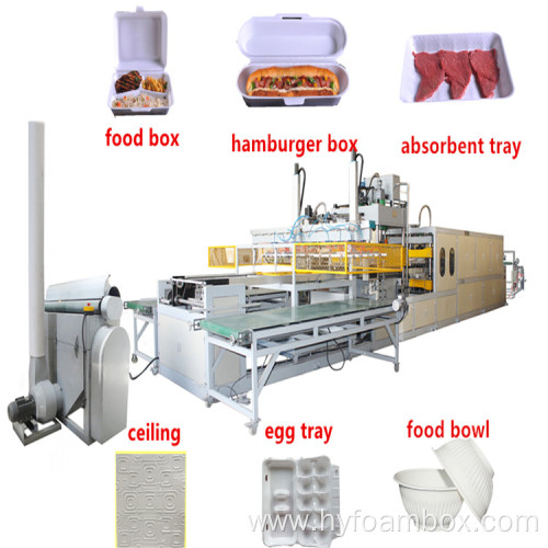 PS Disposable Foam Plate Vacuum Forming Machine